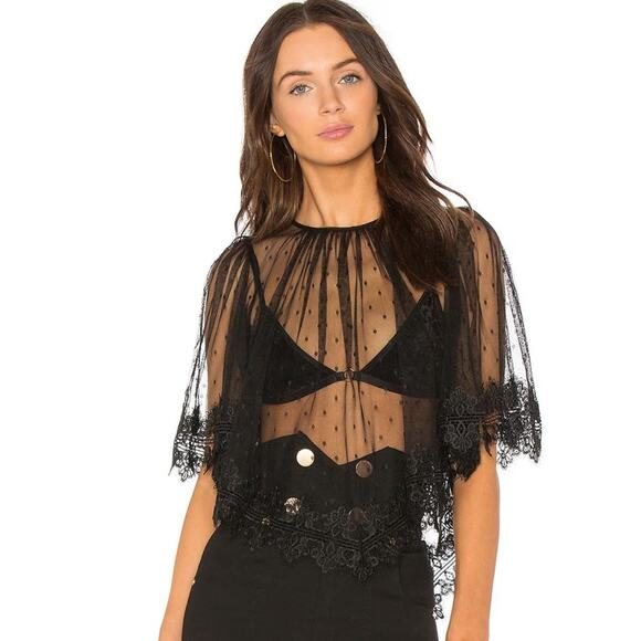 Alice McCall Love Game Top in Black NWT Size 0 - Picture 1 of 4